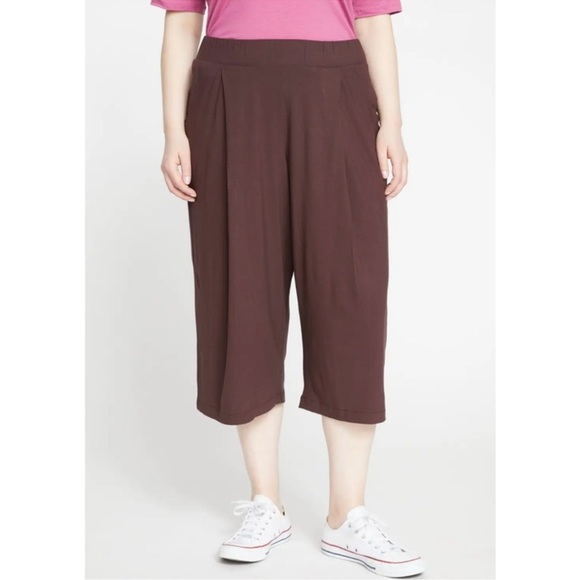 Universal Standard Pants - Universal Standard Casual Culottes Pants Brûlée Pull-On Wide Leg S (14–16)